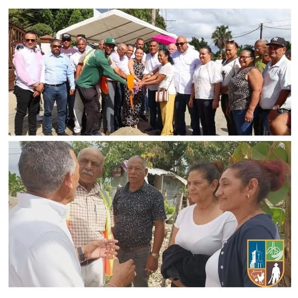 Trabajos de construcción de la carretera El Carril–La Guama Abajo.