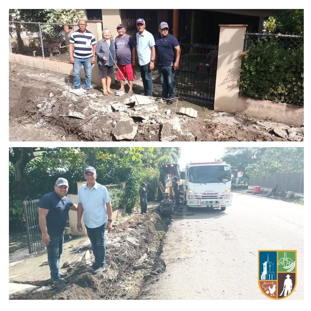 Construcción de aceras y contenes.