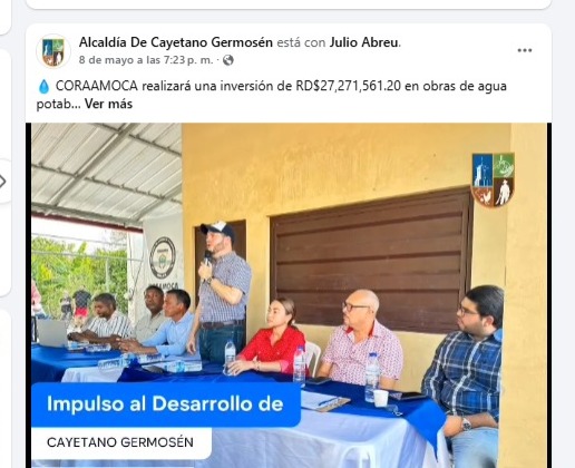 CORAAMOCA realizará una inversiónes.